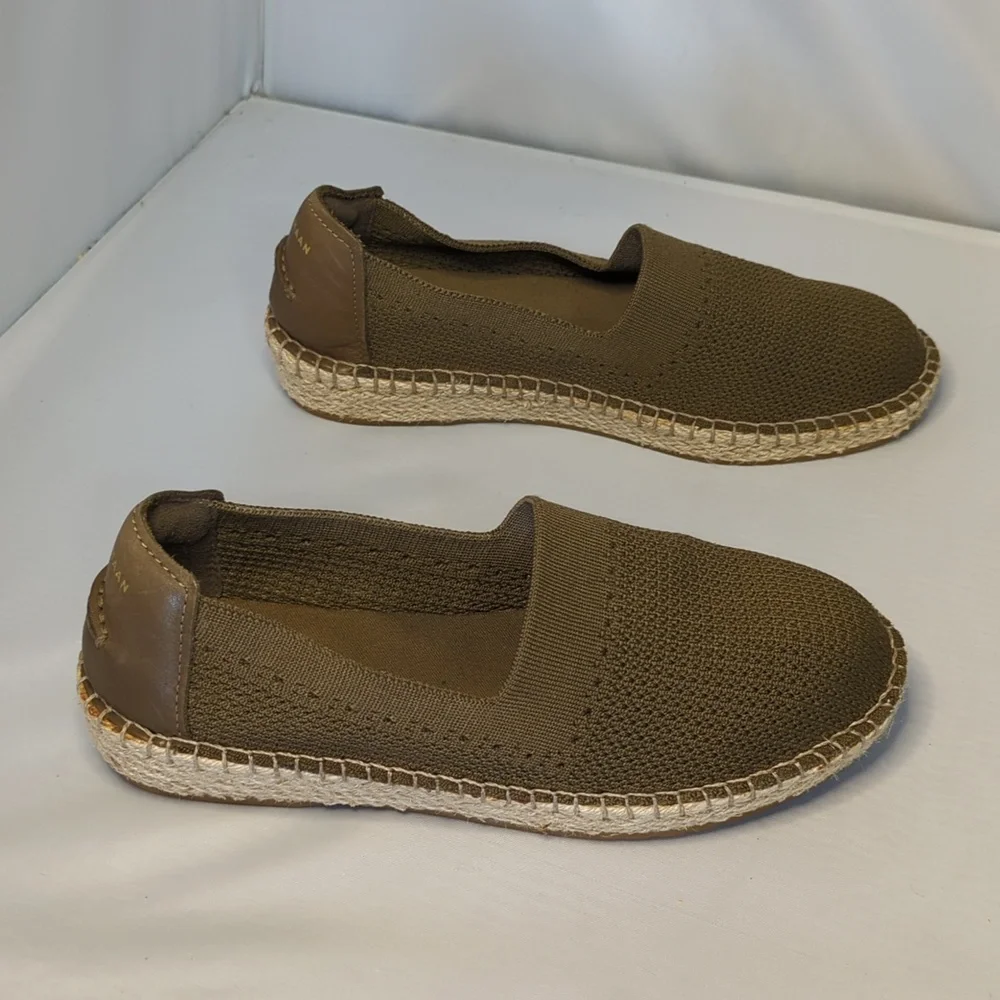 Cole Haan Cloudfeel Stitch Lite Espadrille Slip On Shoes Size 7.5